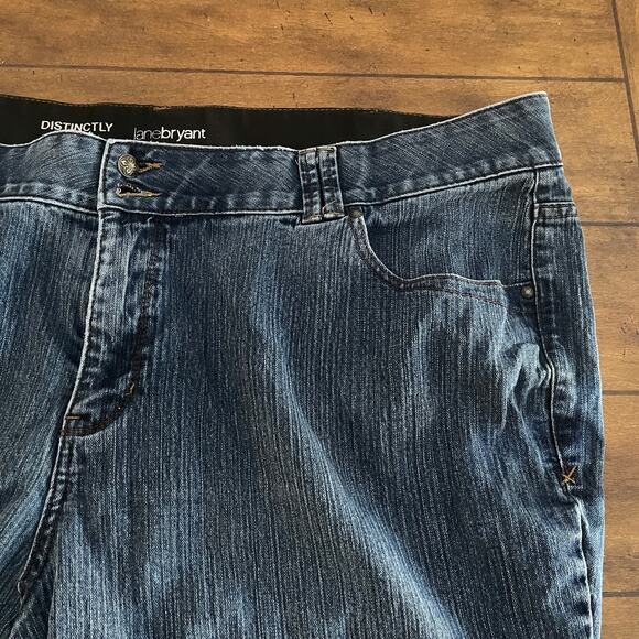 Lane Bryant Jeans Womens Sz 26 Denim Average Distintly Boot STRETCH A53 - Picture 4 of 10
